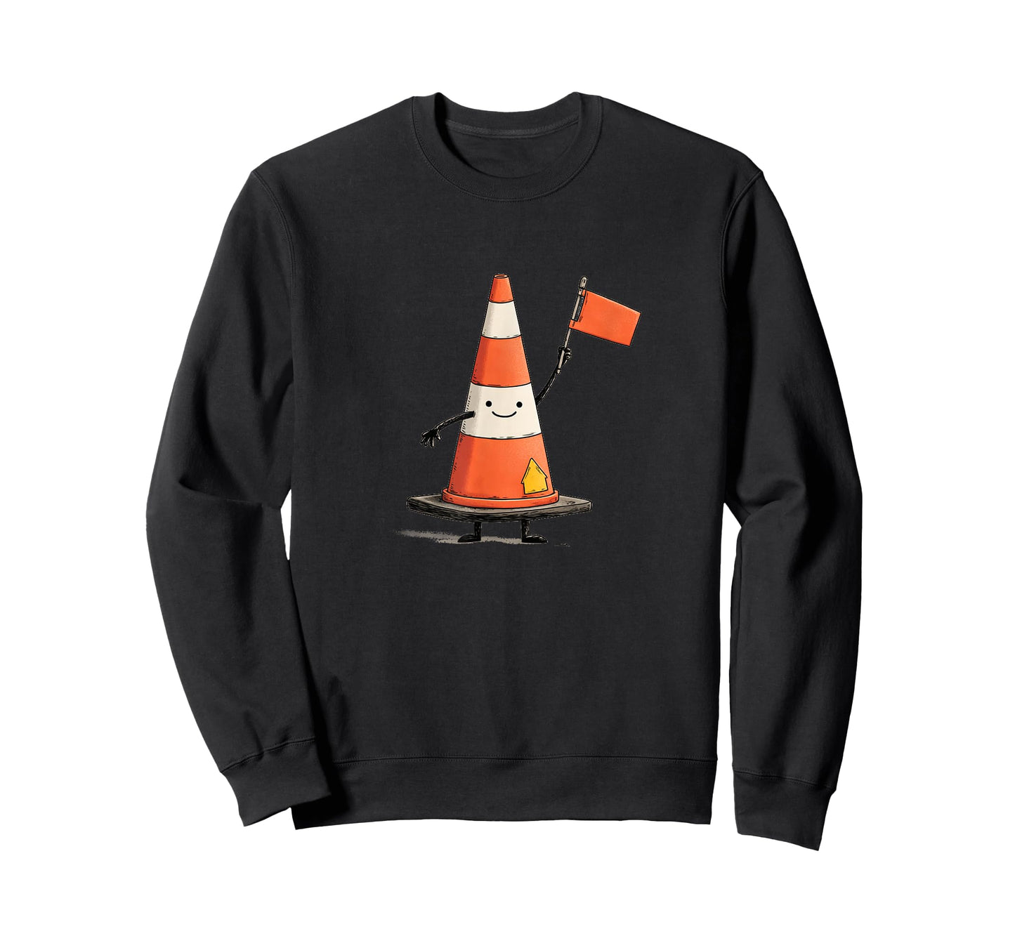 Amazing Traffic Cone with Flag Costume T-Shirt