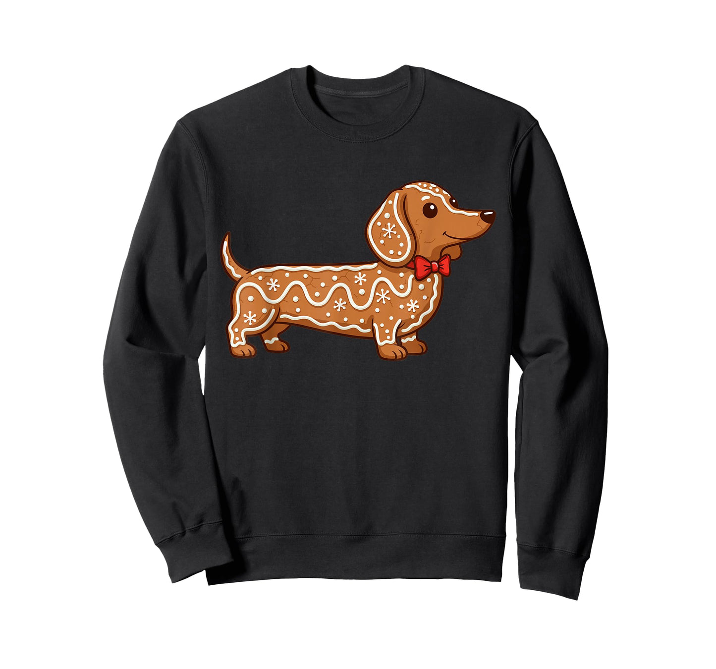 Dachshund Christmas Gingerbread Cookie Weiner Dog Lover T-Shirt