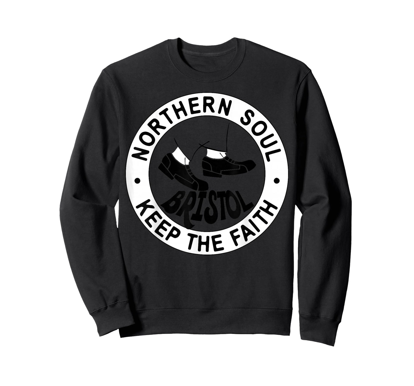 Northern Soul Bristol Keep the Faith Dancing feet T-Shirt