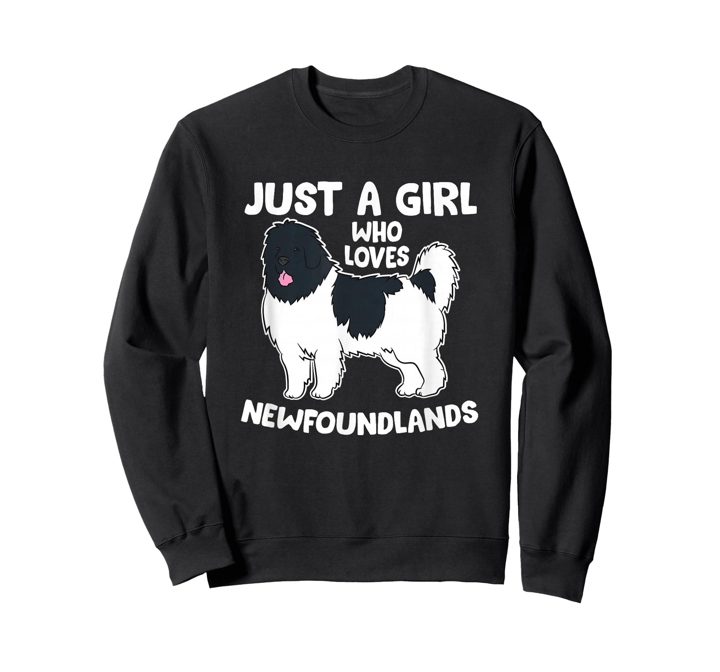 Just a Girl Who Loves Newfoundland Dogs T-Shirt