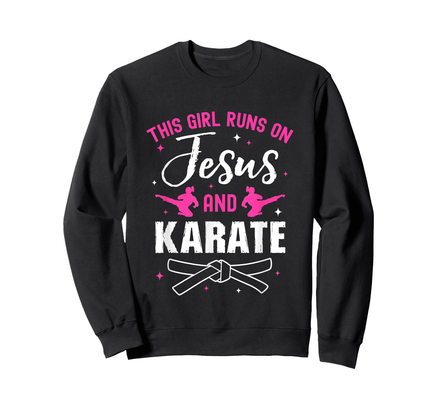 Funny Karate Design For Women Girls Karate Black Belt T-Shirt