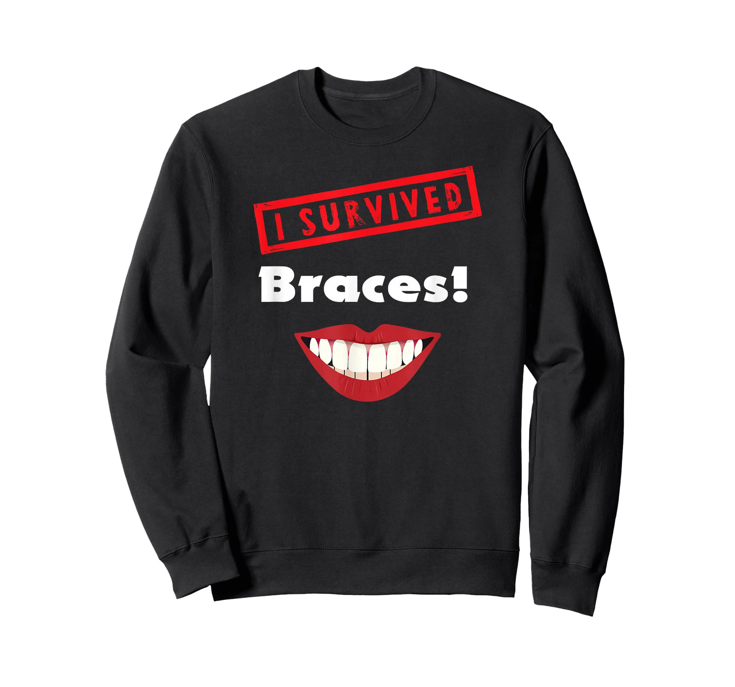 Braces Off Present Kids Teens I Survived Braces Graphic T-Shirt
