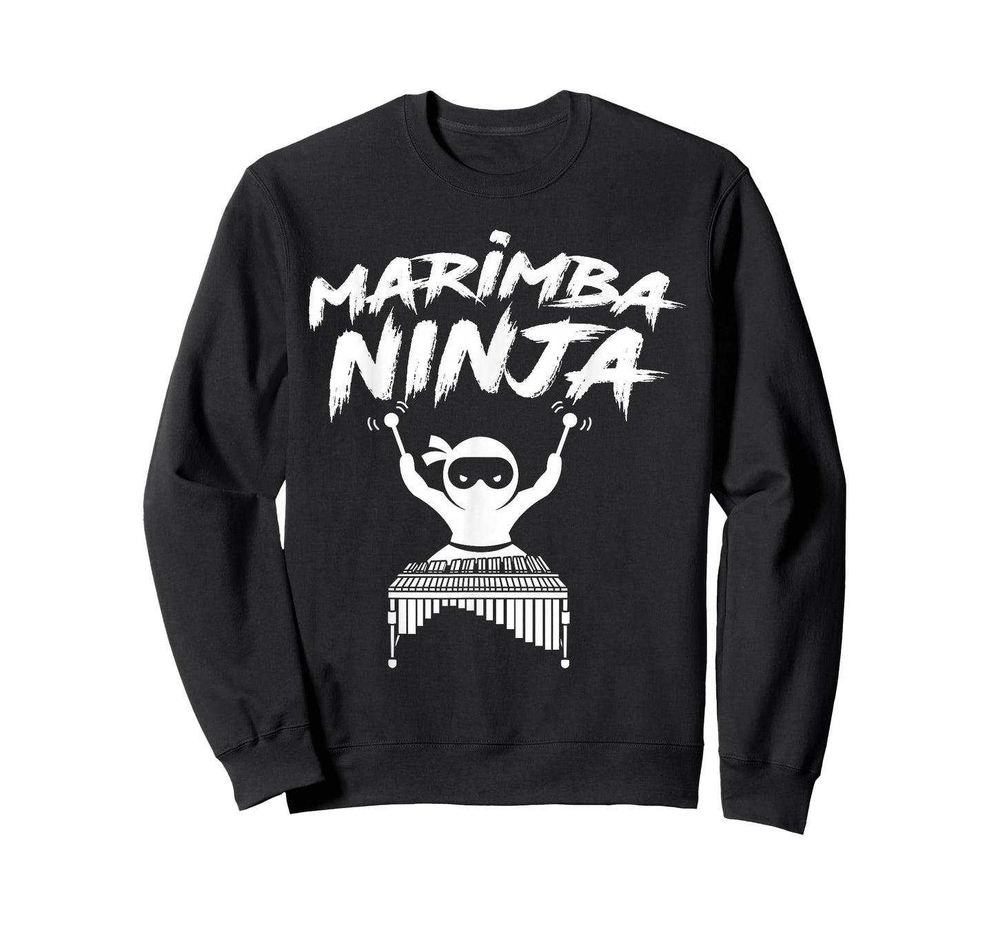Marimba Ninja Funny Marching Band Percussion Gift Men Boys T-Shirt
