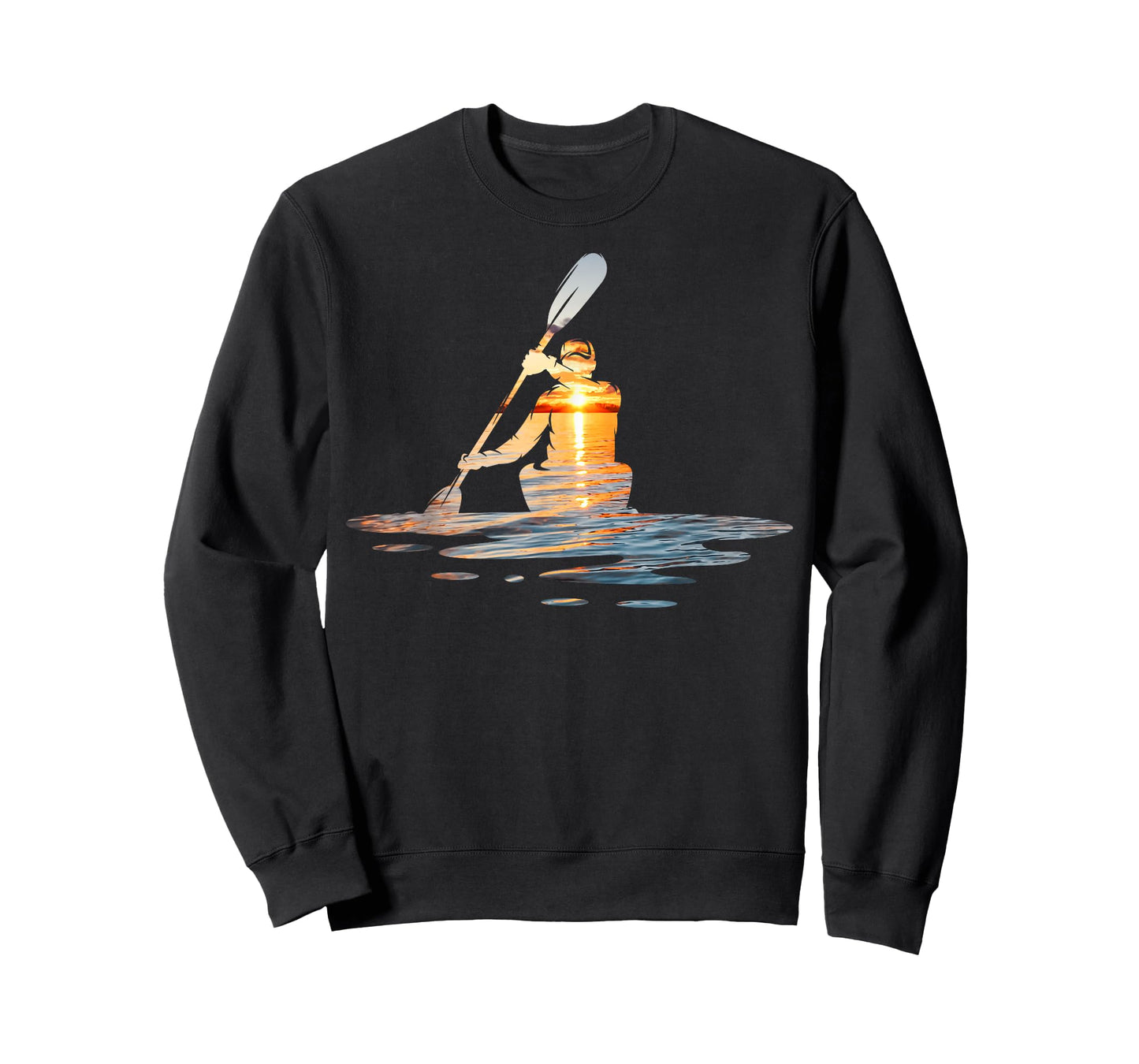 Kayaking Silhouette Kayak Kayaker T-Shirt