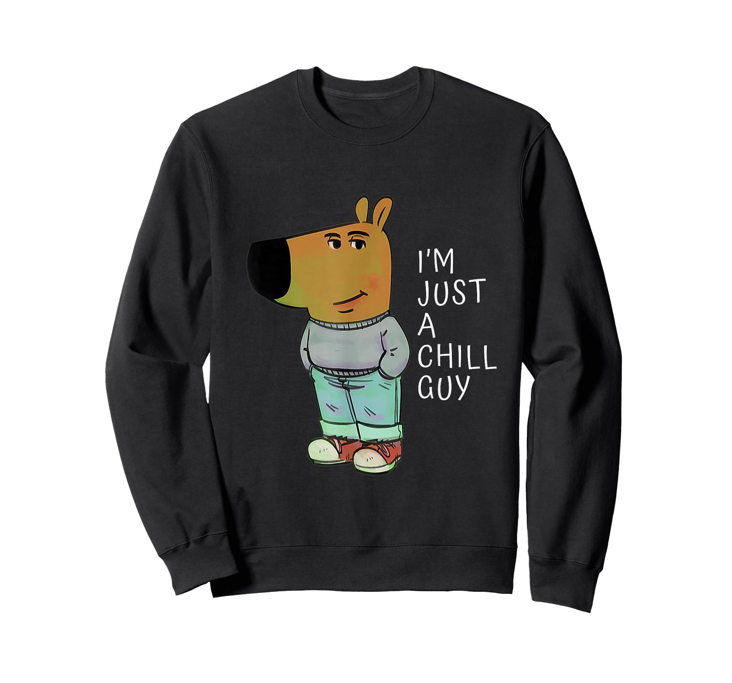 Funny Dog I Am-Just-A-Chill-Guy Calmness With Chill Vibes T-Shirt