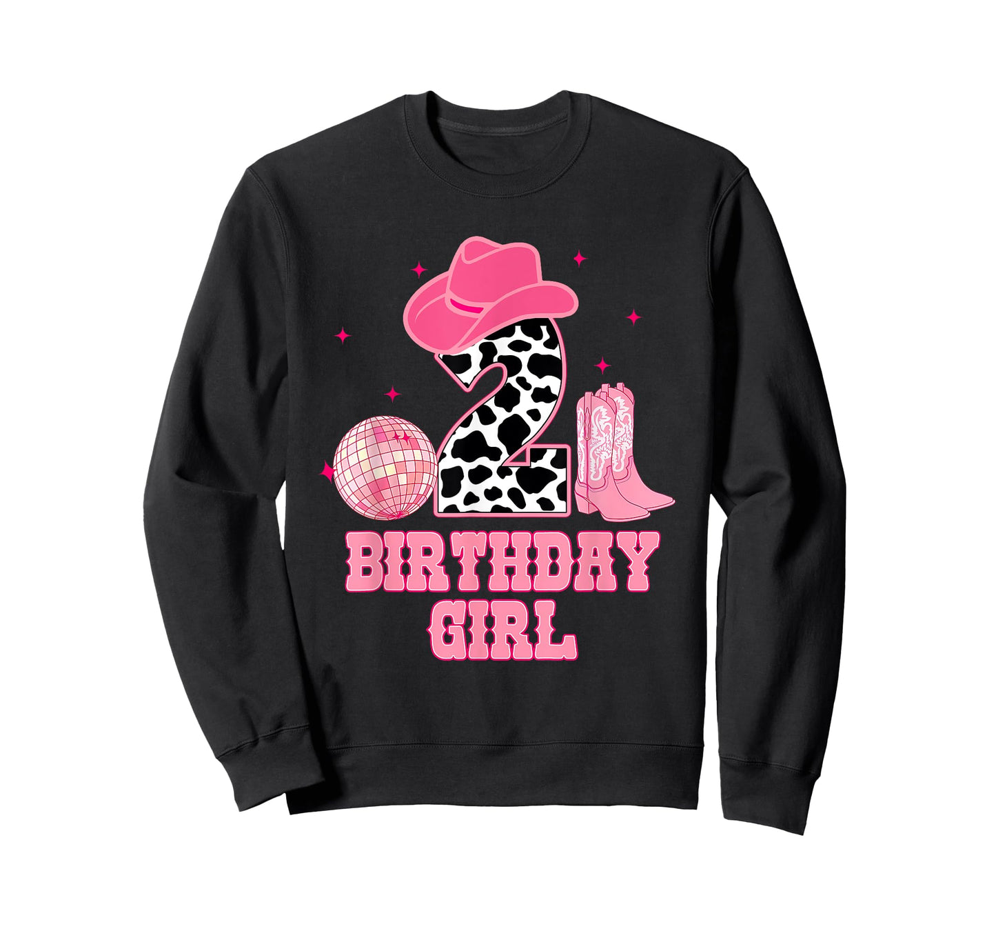 Happy 2nd Birthday Girl Outfit Rodeo Western Cowgirl Cowboy T-Shirt