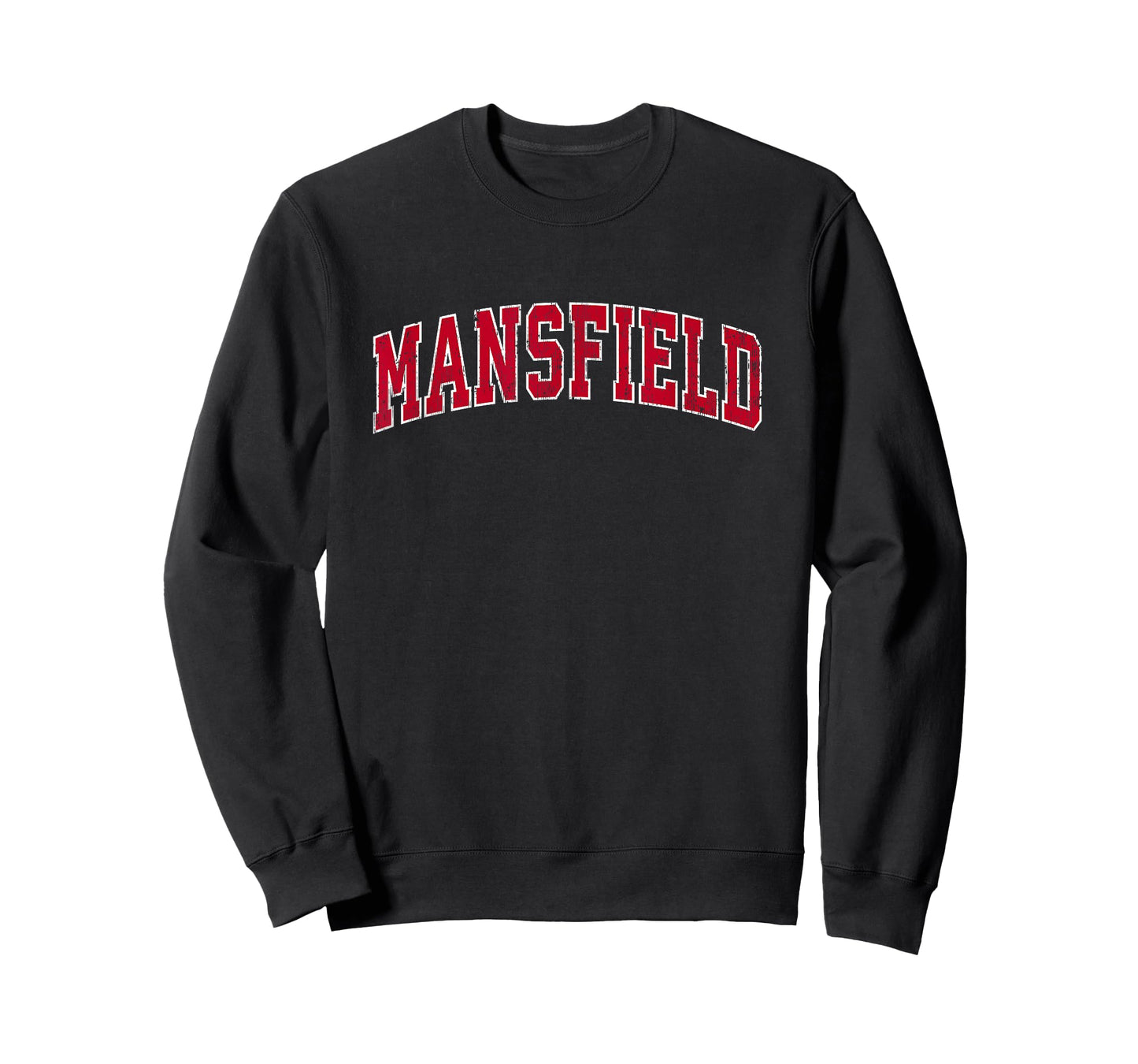 Mansfield Connecticut CT Vintage Sports Design Red Design T-Shirt