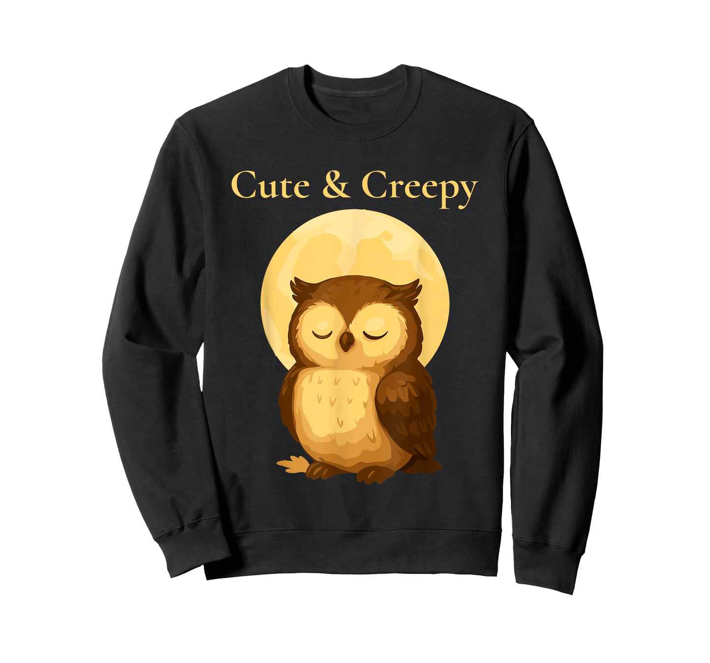 Cute & Creepy Owl – Boho Halloween Design T-Shirt