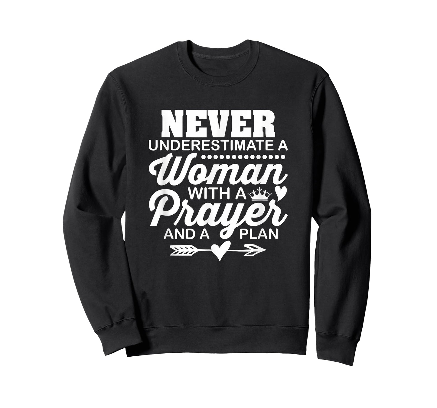 Never Underestimate A Woman Christian Church Religious T-Shirt