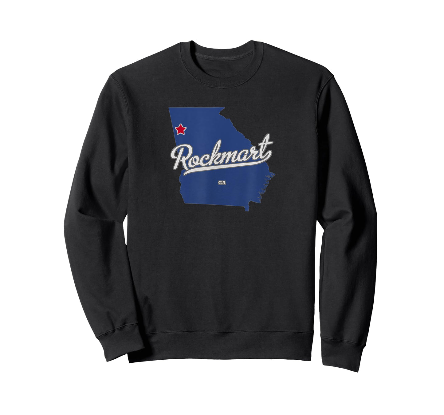 Rockmart Georgia GA Map T-Shirt