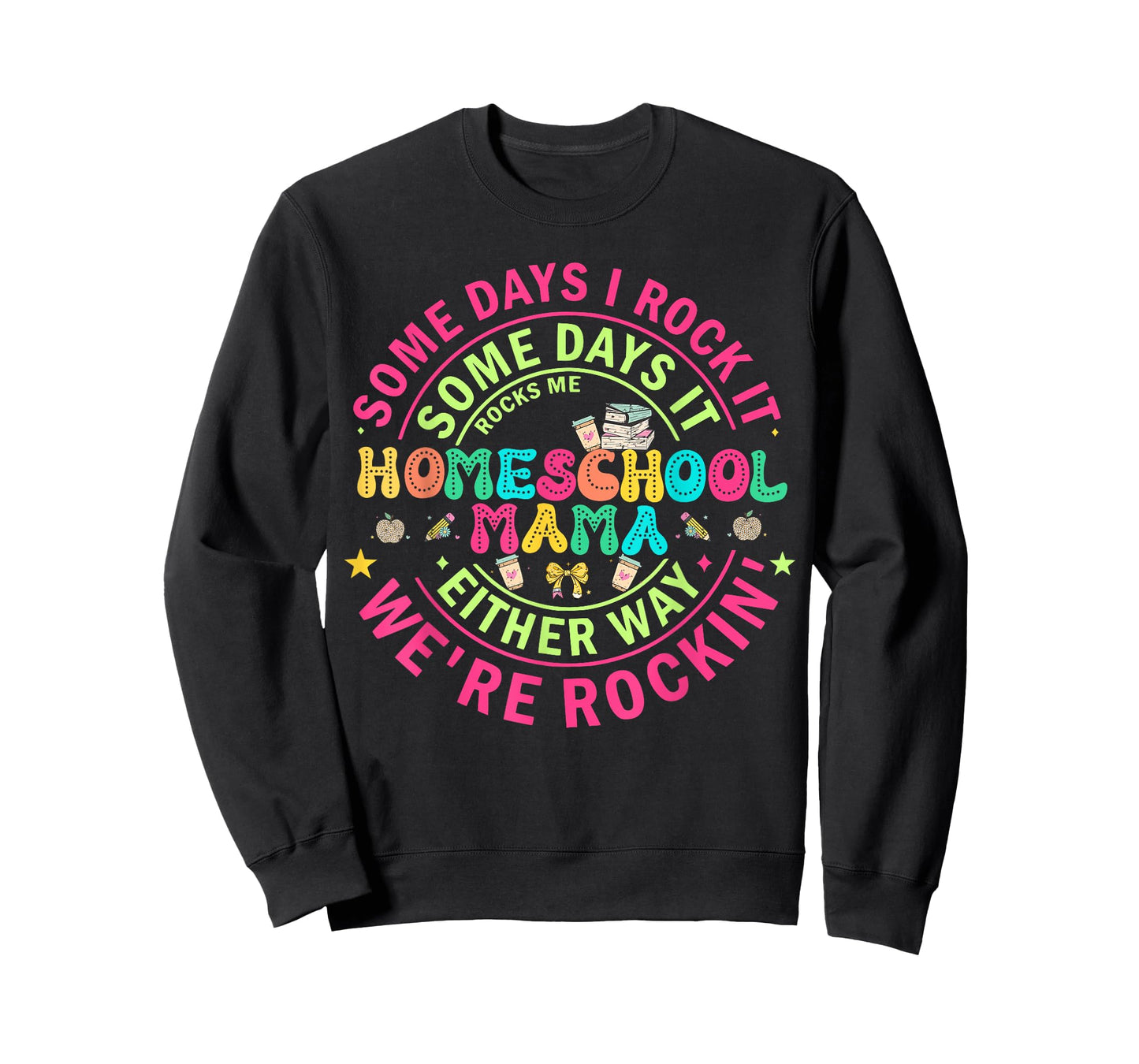 Homeschool Mama Homeschooling Graphic for Women Moms T-Shirt