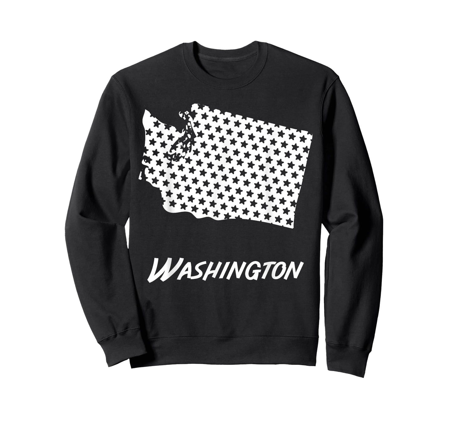 Washington USA State Outline Stars Vintage Retro Design T-Shirt