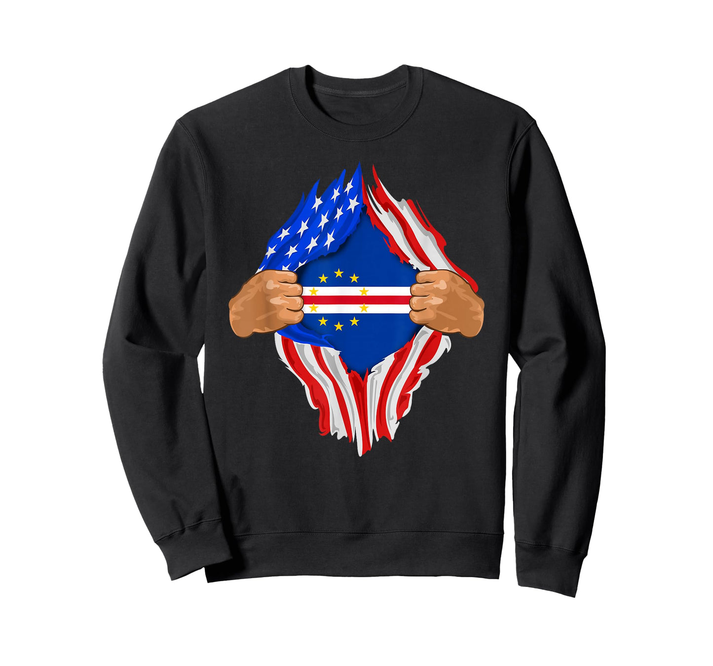 Cape Verde Blood Inside Me T-Shirt | Cape Verde Flag Gift T-Shirt