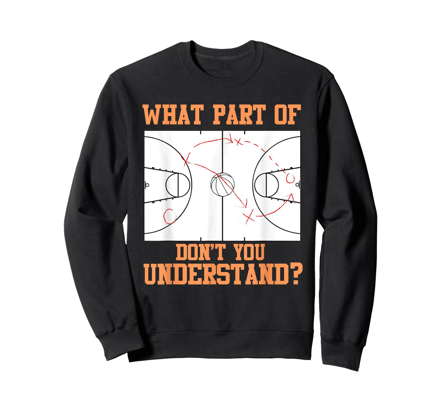 Funny Basketball Coach Design Men Women Ball Game Trainers T-Shirt