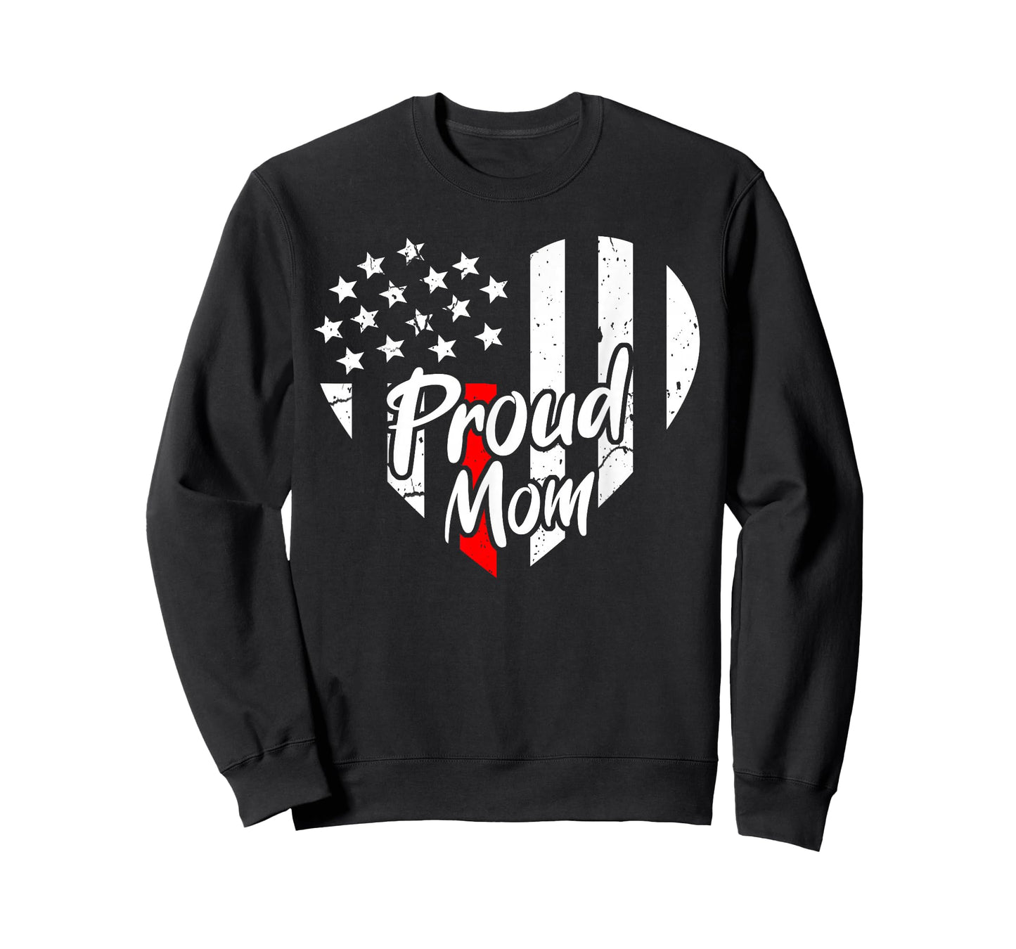 Proud Mom Of A Firefighter Mother Us Thin Red Line Shirt T-Shirt