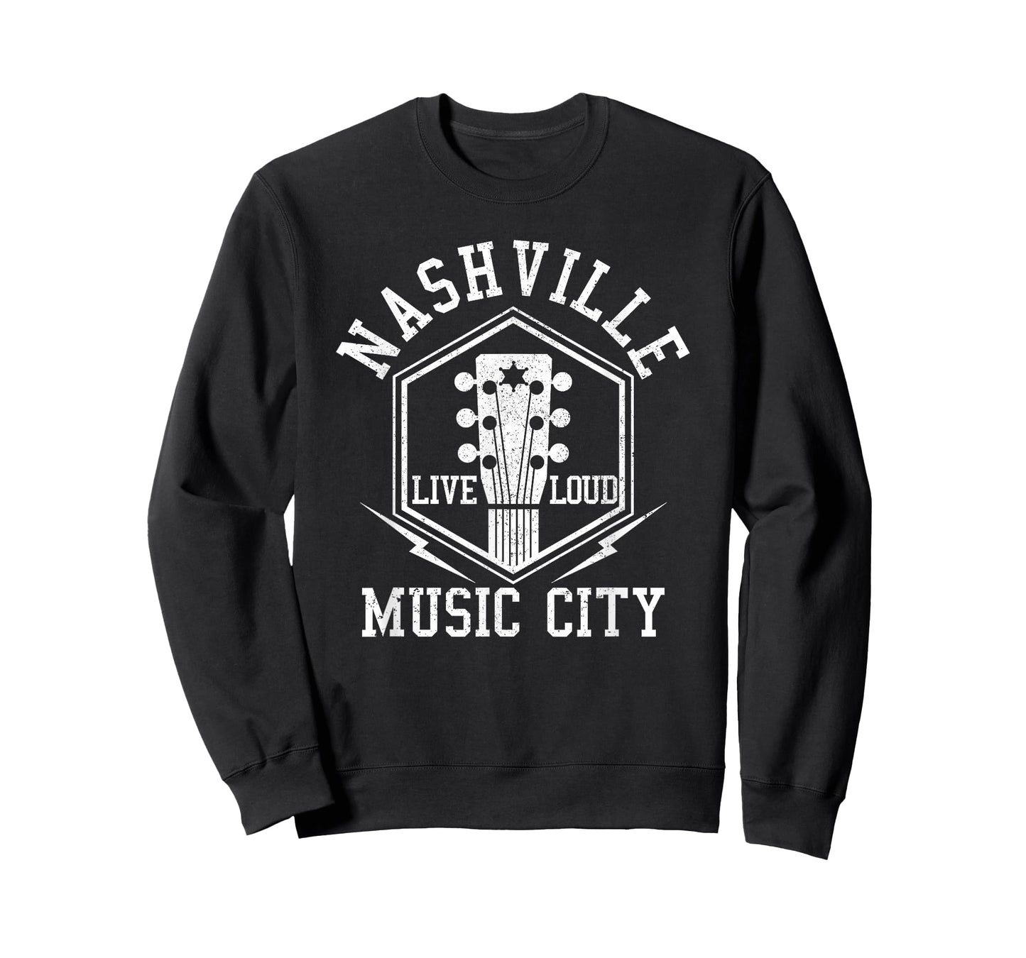 Nashville T-Shirt - Country Music City Guitar Shirt Gift T-Shirt