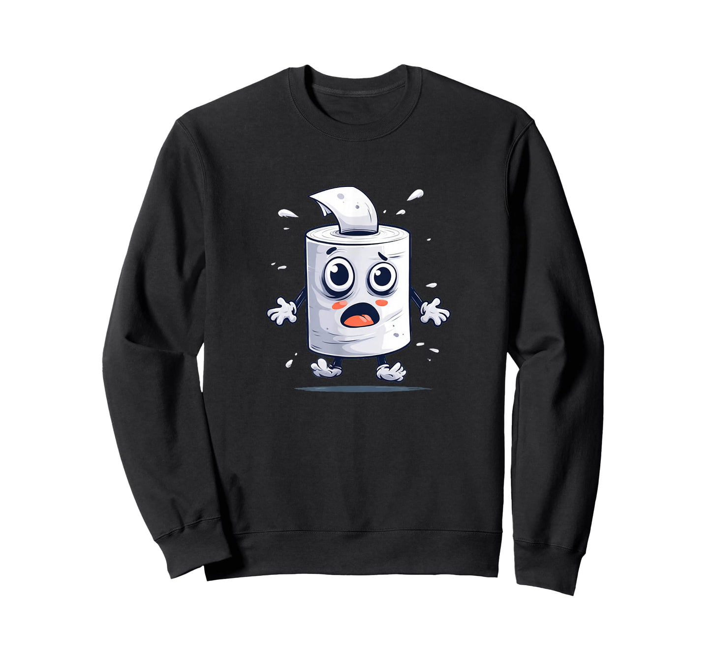 Funny Sweating Toilet Paper Costume T-Shirt