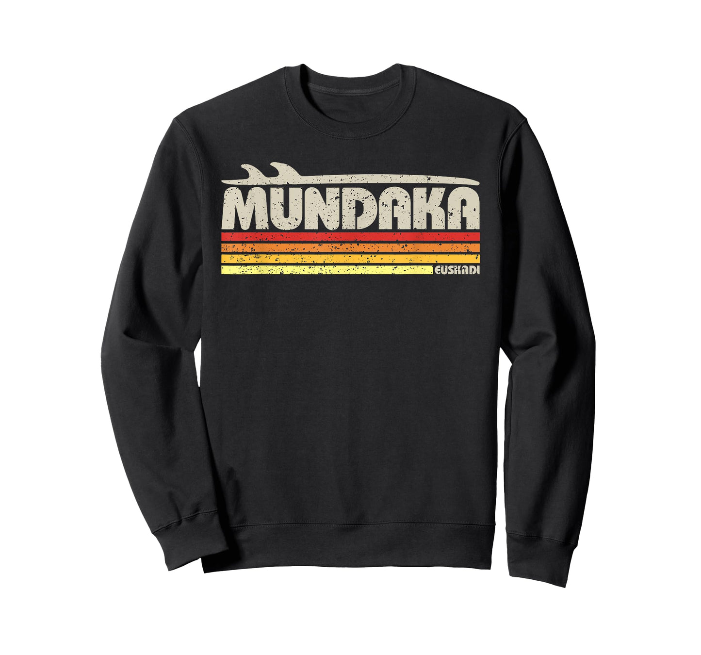 Mundaka Basque Country Spain - Retro Surf Paradise T-Shirt