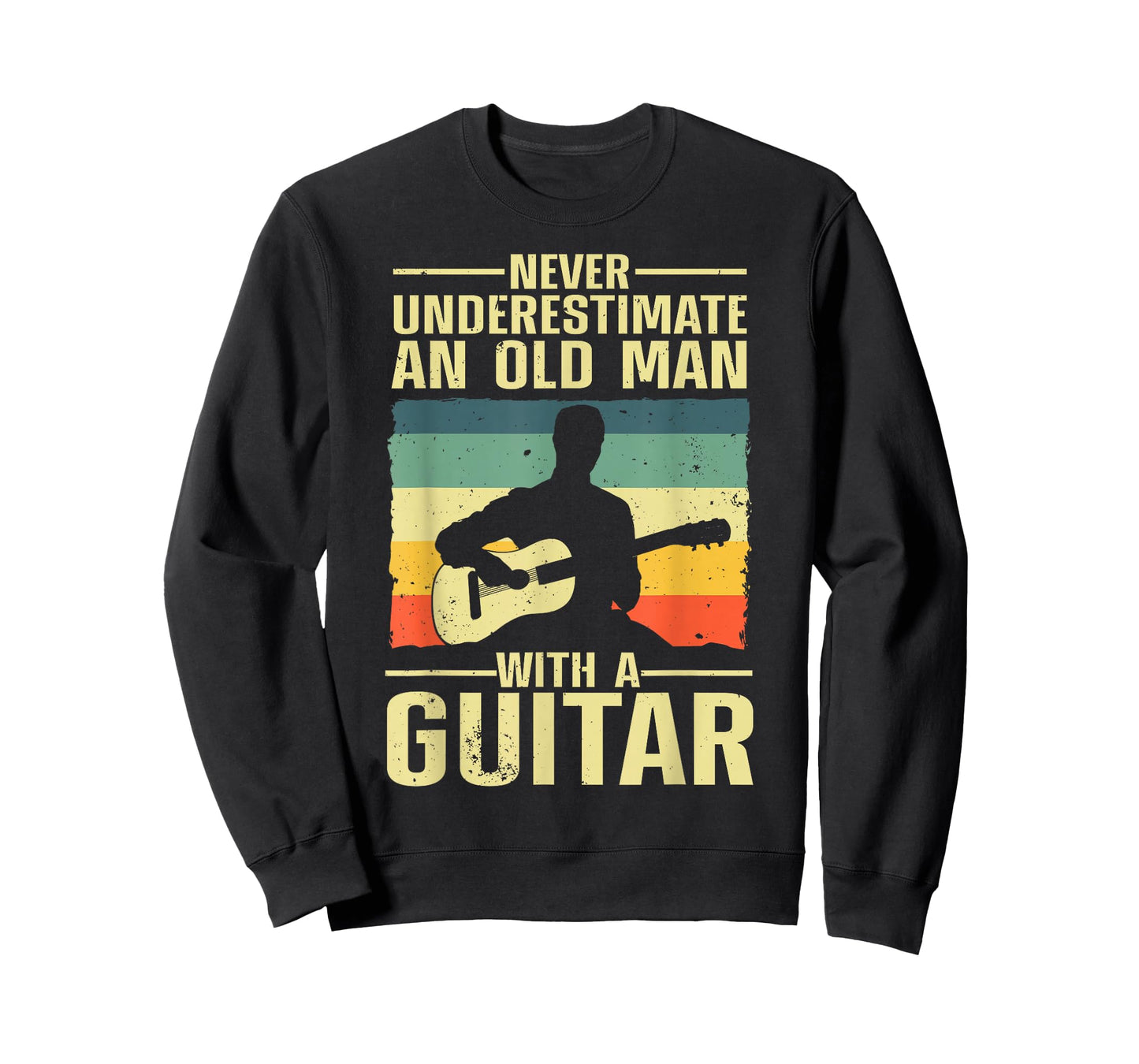 Cool Guitar Design For Grandpa Men Guitar Player Guitarist T-Shirt
