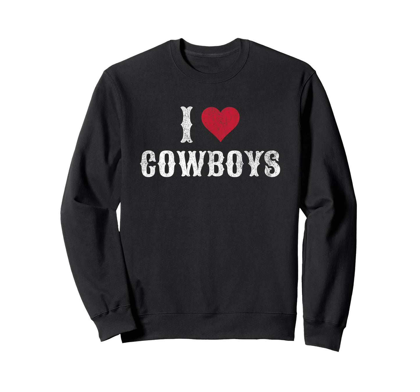 I Love Cowboys I Heart Cowboys Funny Western Rodeo T-Shirt