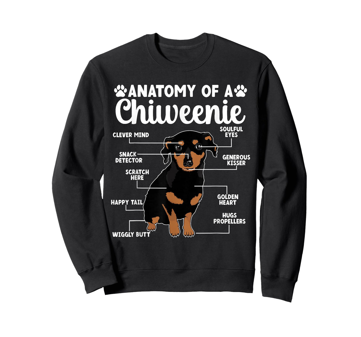 Anatomy Of A Chiweenie Owner Chiweenie Mom & Dad T-Shirt