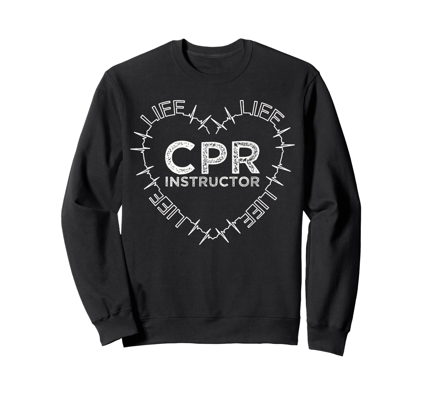 CPR Instructor Saves Life Heart Beat Symbol Gift T-Shirt