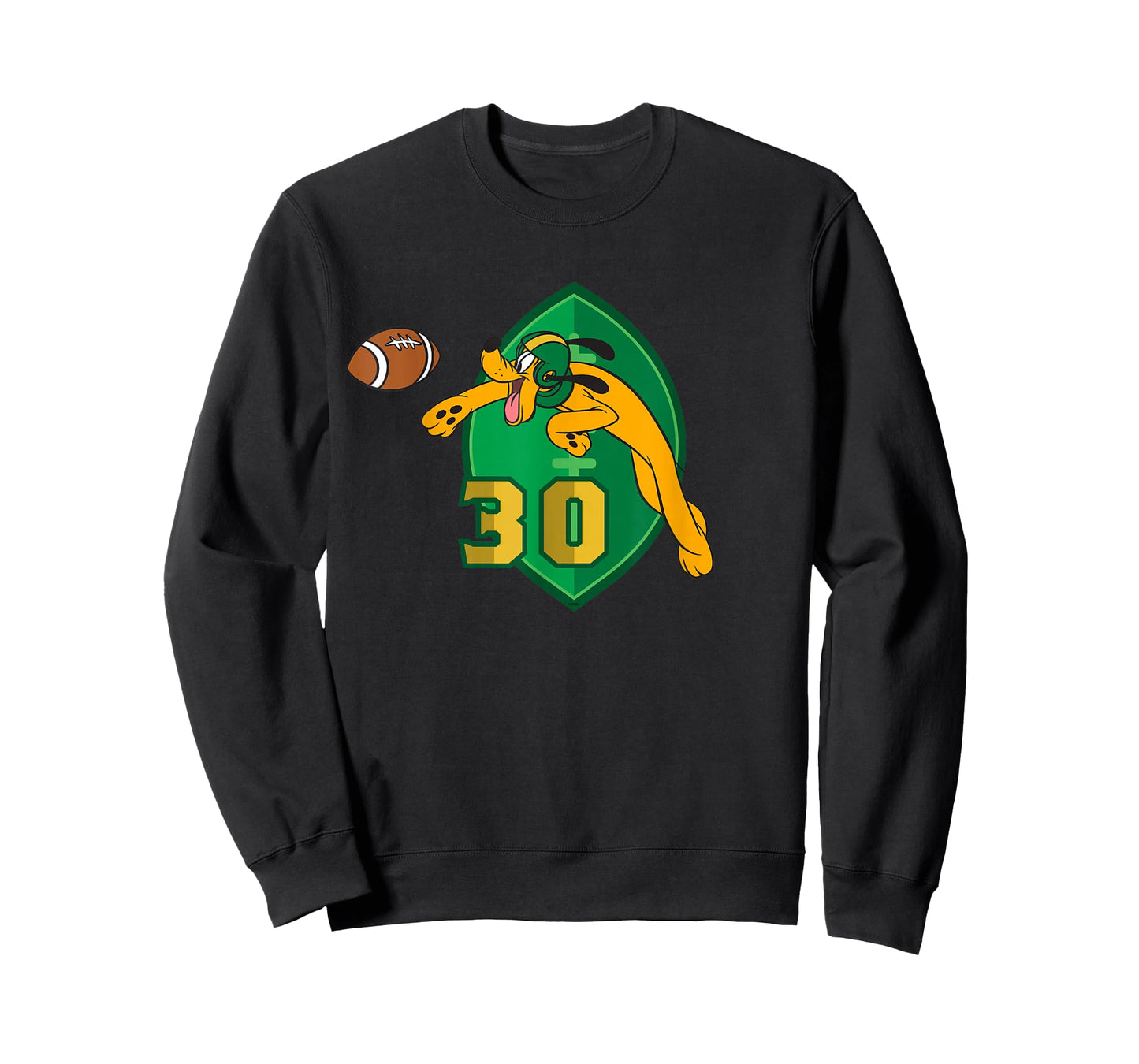 Disney Pluto #30 Football Catch Sports T-Shirt