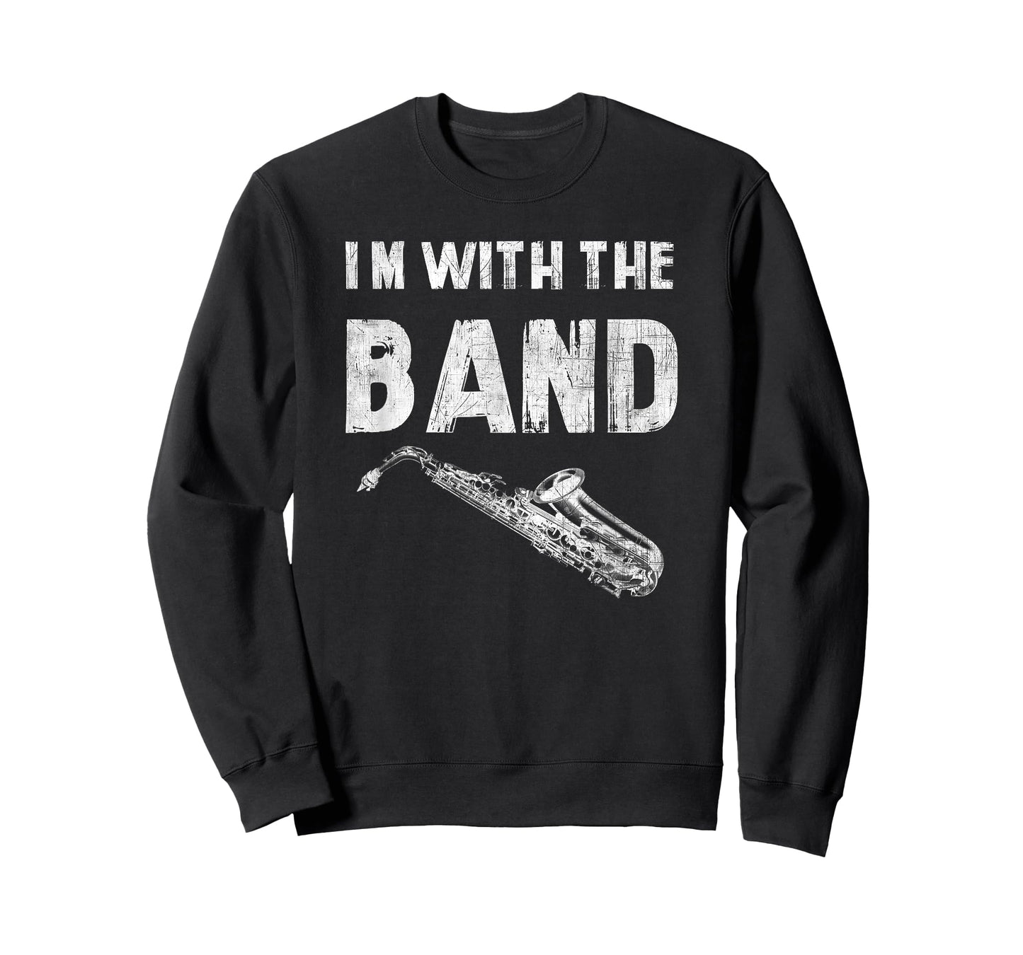 I'm with the Band Saxophone Instrument T-Shirt T-Shirt