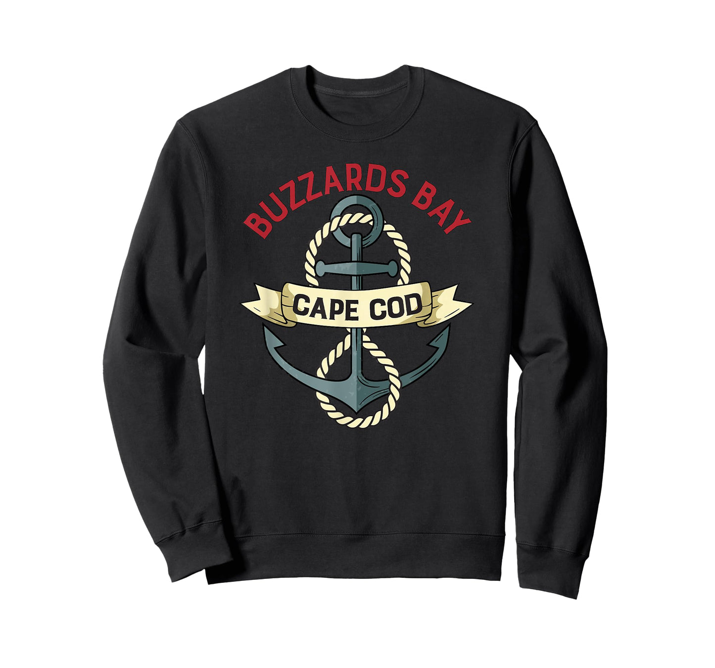 Buzzards Bay Anchor graphic T-Shirt