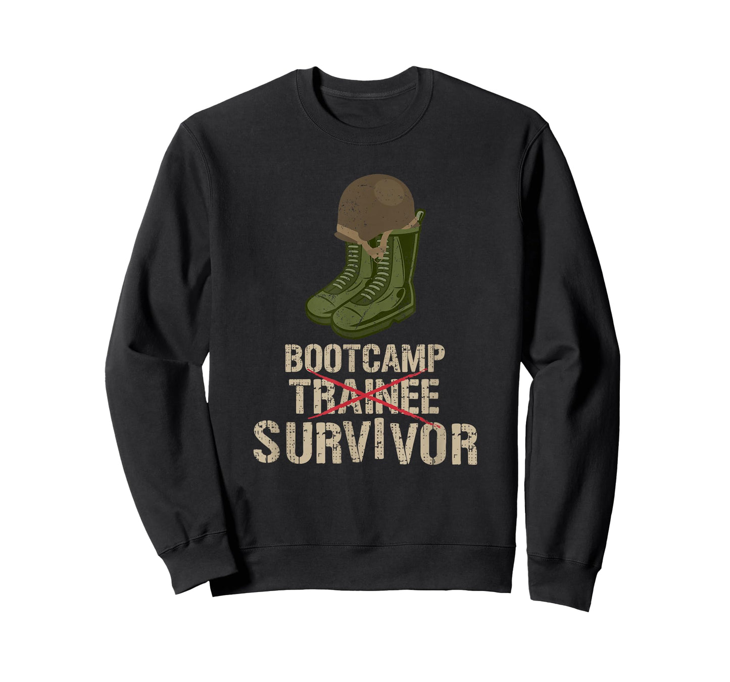 Army Bootcamp Workout T Shirts - Bootcamp Survivor T-Shirt