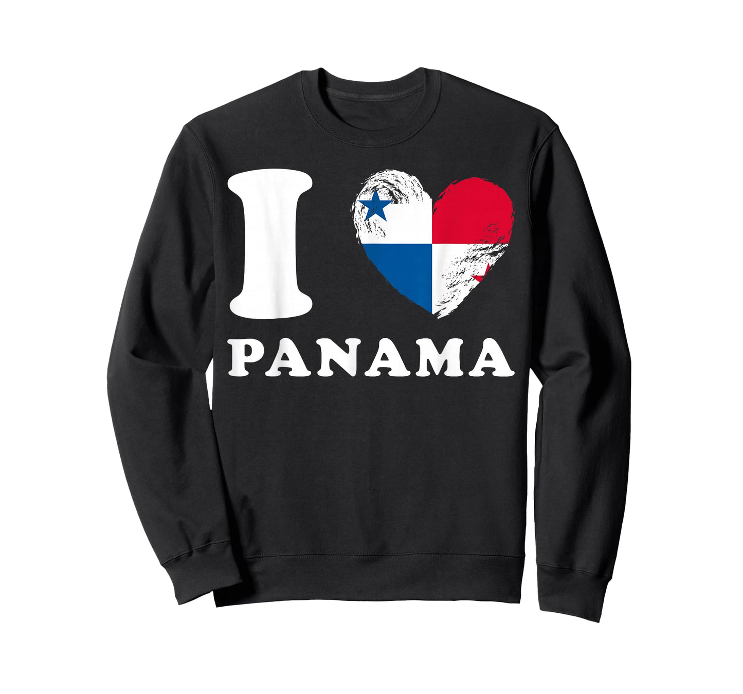 I Love Panama - Heart Flag Panama T-Shirt