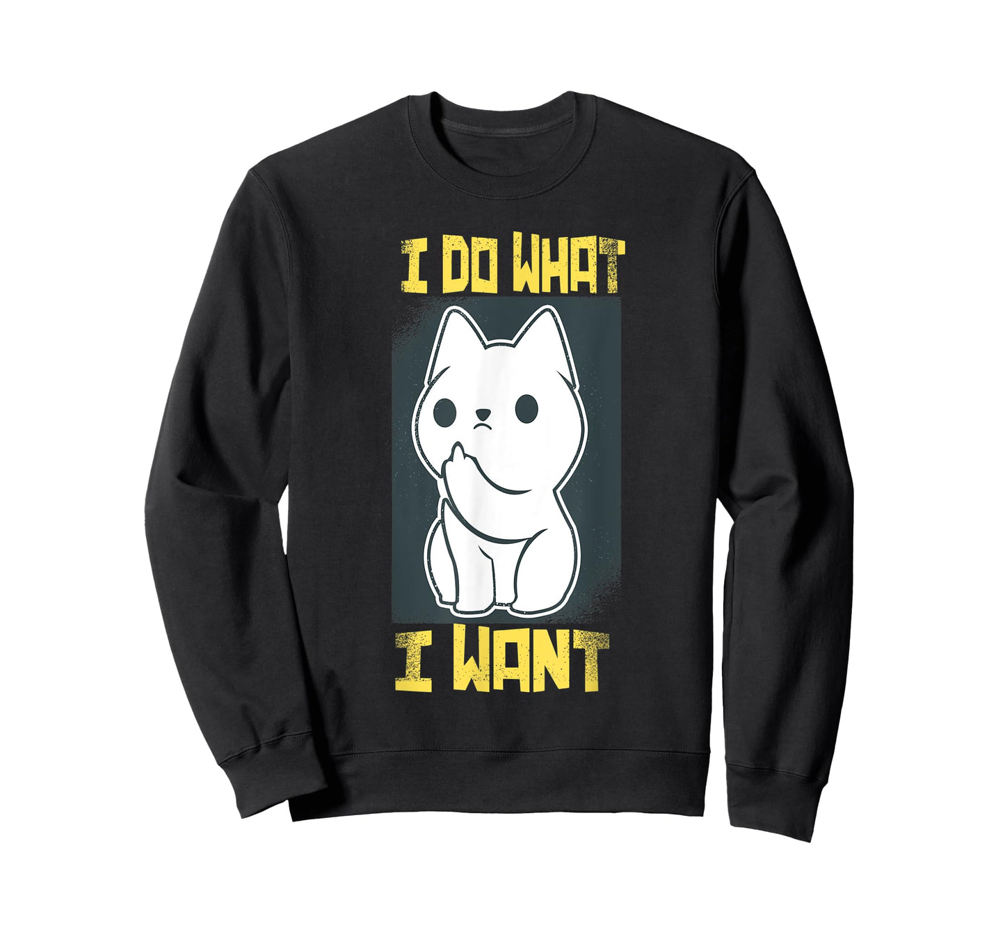 I Do What I Want Funny Cat Tee Kitten Angry Paws Cat Lovers T-Shirt for Men Women Kids