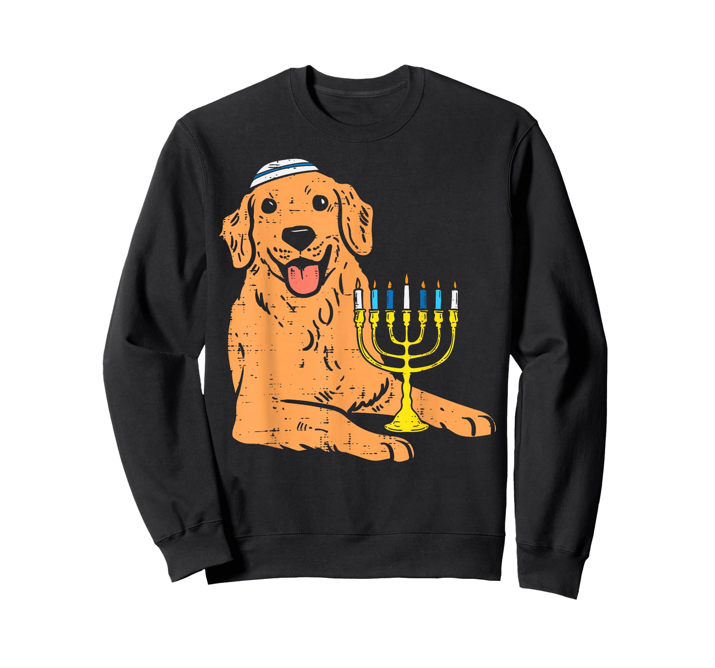 Jewish Golden Retriever Dog Hanukkah Pajamas Chanukah PJs T-Shirt