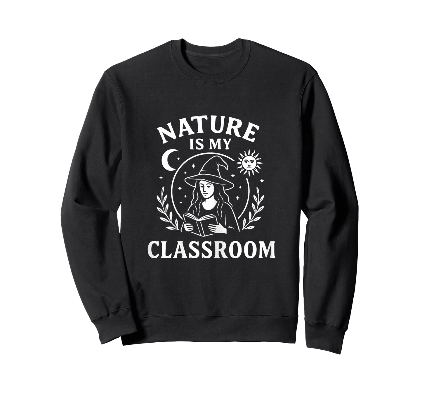 Womens Wiccan Unschooling Nature Design for Witchy Home School T-Shirt