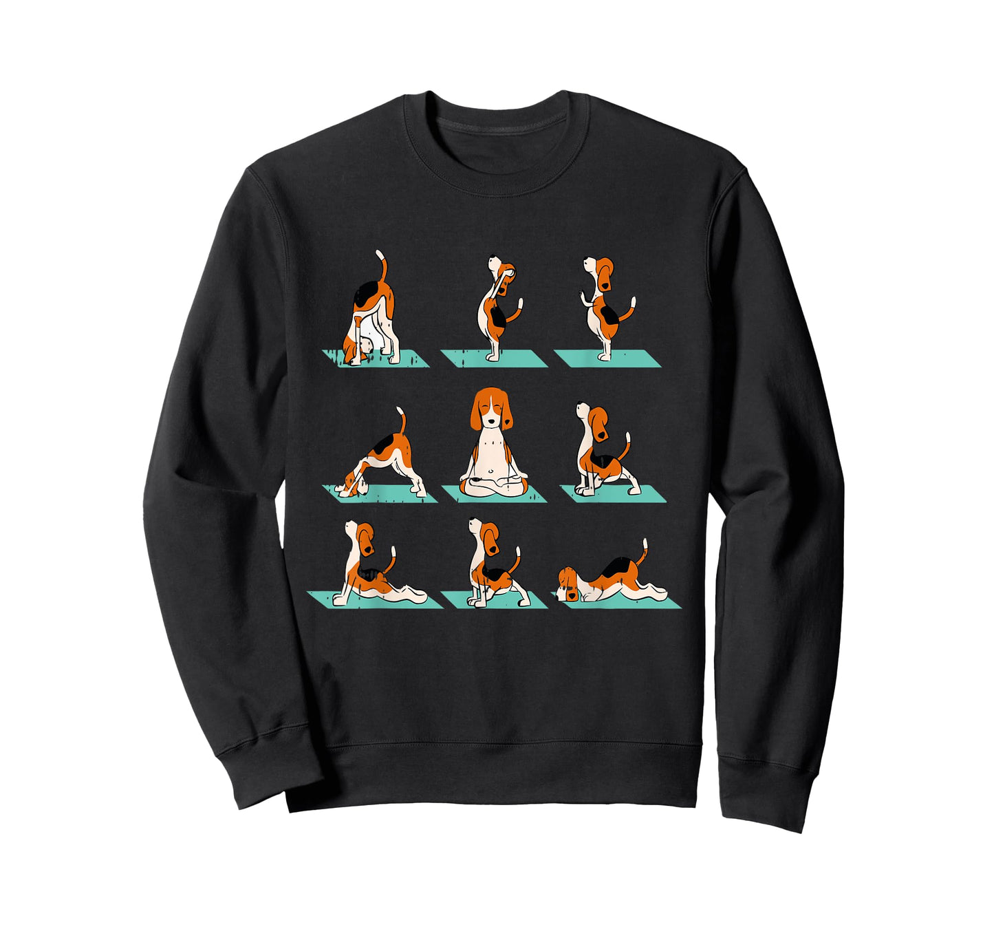 Funny Dog Yoga Pose Lover Namaste Gift Fitness Outfit T-Shirt