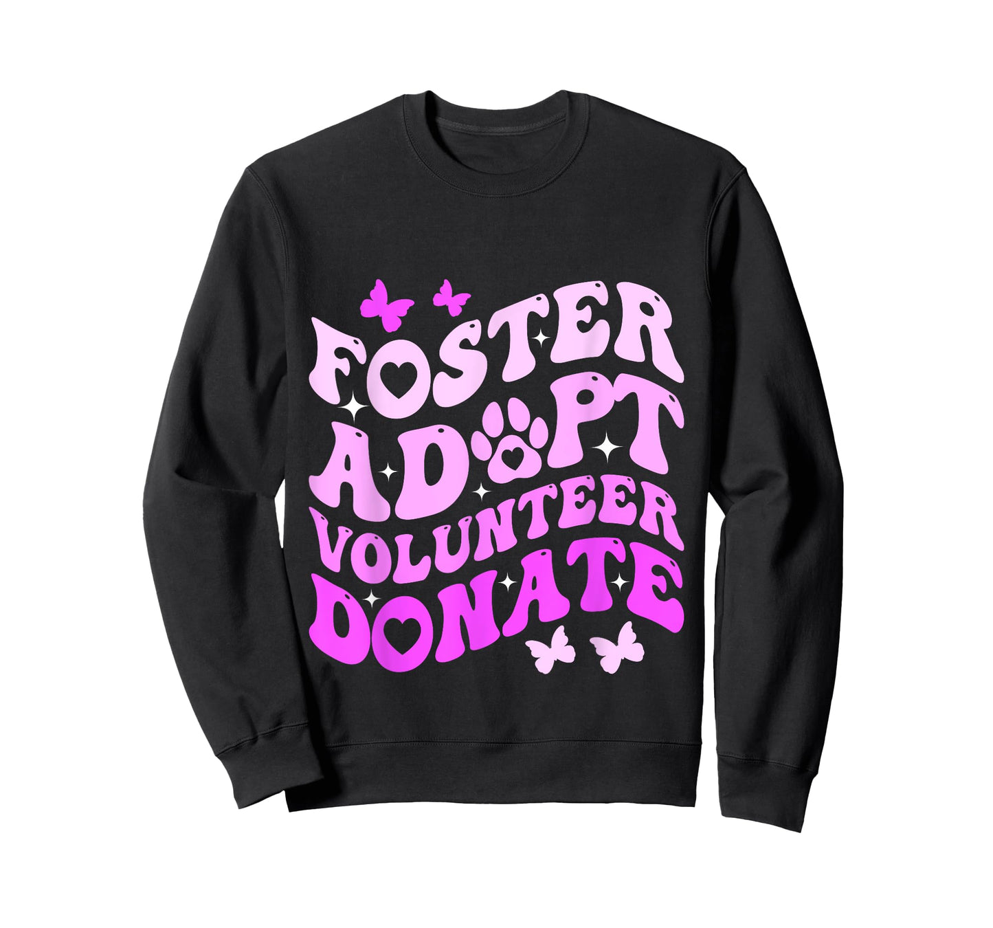 Groovy Foster Adopt Volunteer Donate Animal Rescue Dog Lover Men Women T-Shirt