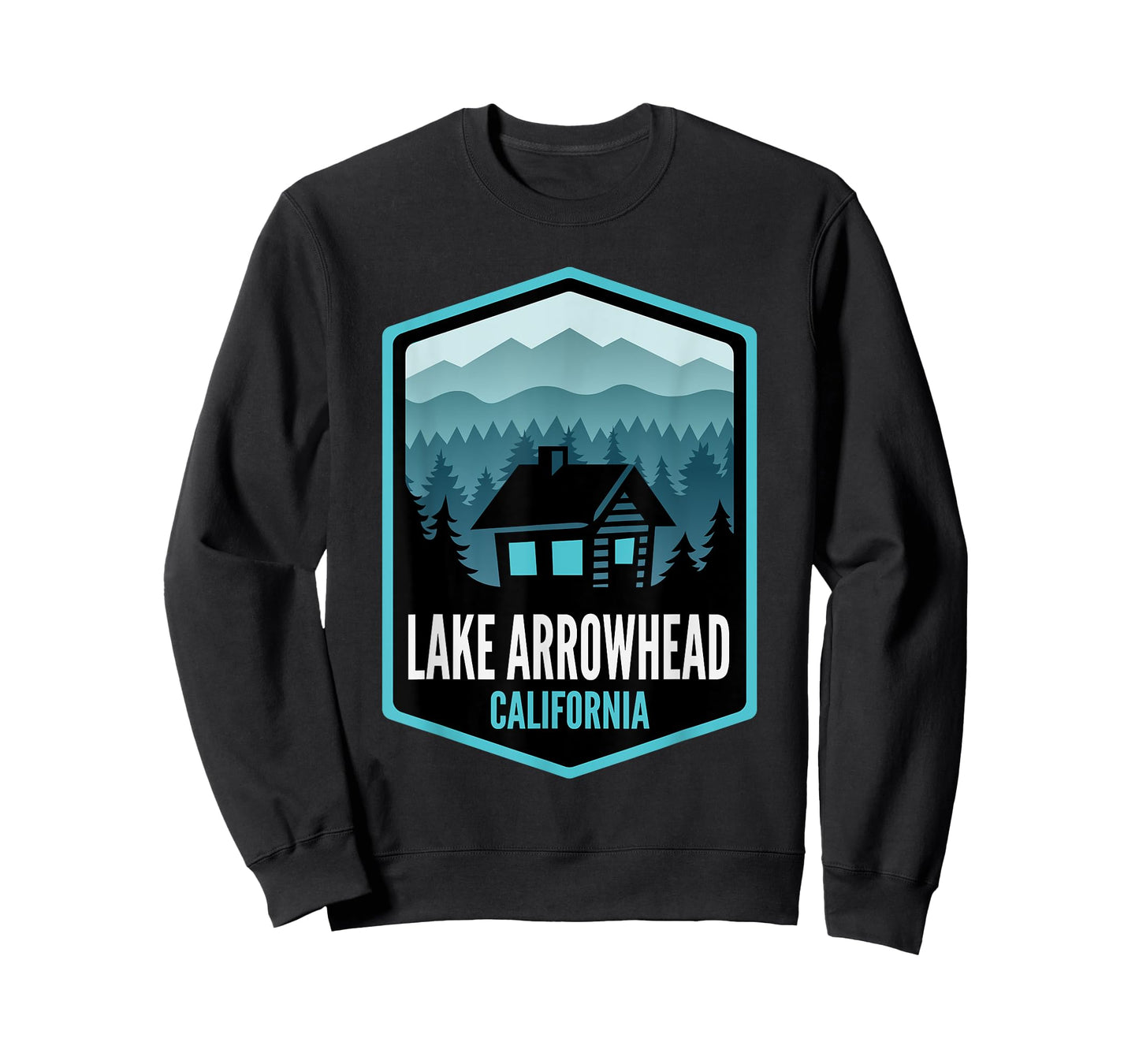 Lake Arrowhead California Mountain Town Cabin T-Shirt