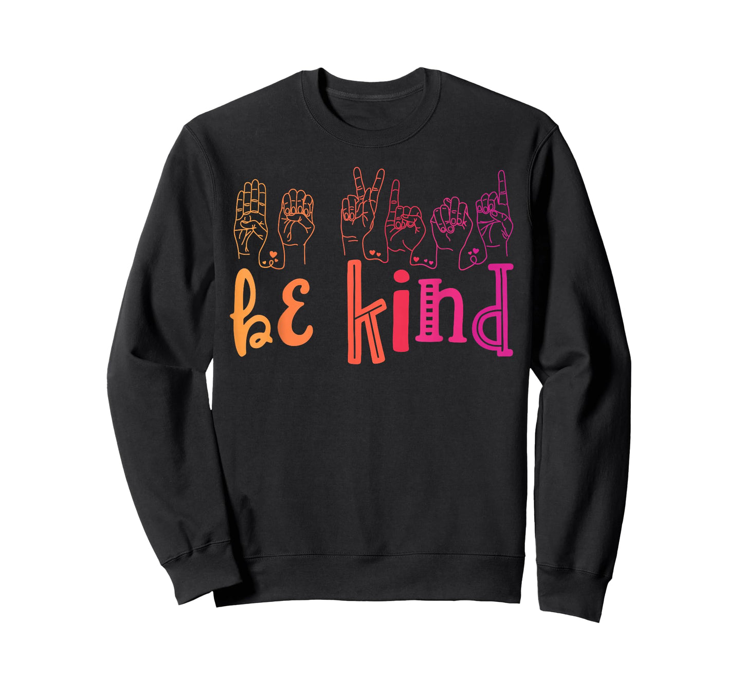 Be Kind Deaf Awareness Shirt Sign Language Kindness Matters T-Shirt