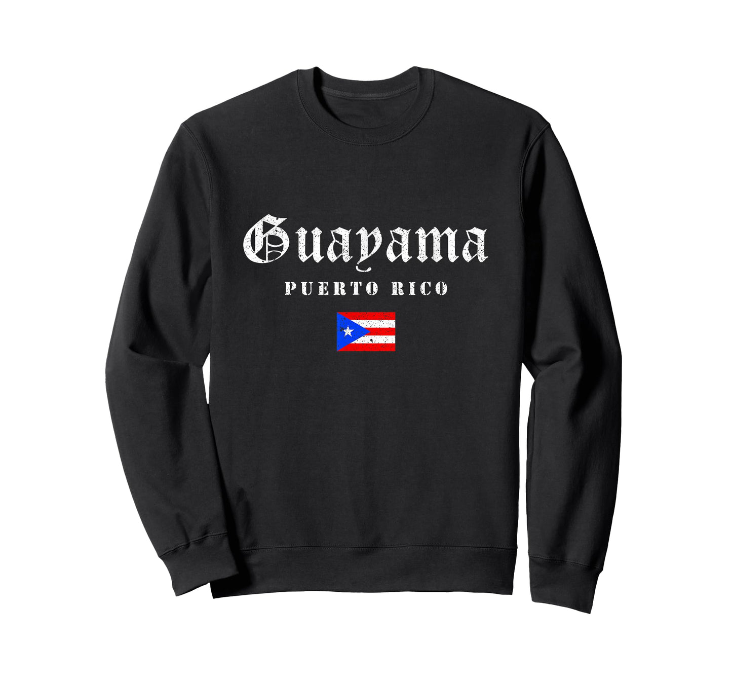 Vintage Guayama Puerto Rico Flag Pride Home Root Travel T-Shirt
