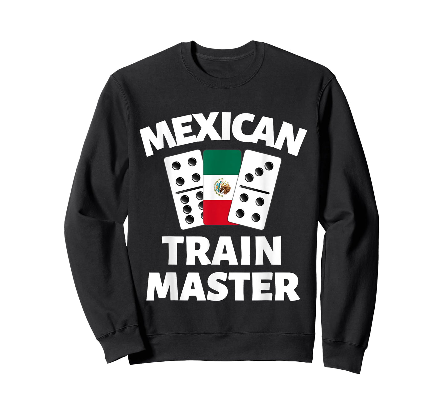 Dominoes Mexico Flag Dominoe Game Mexican Train Master T-Shirt