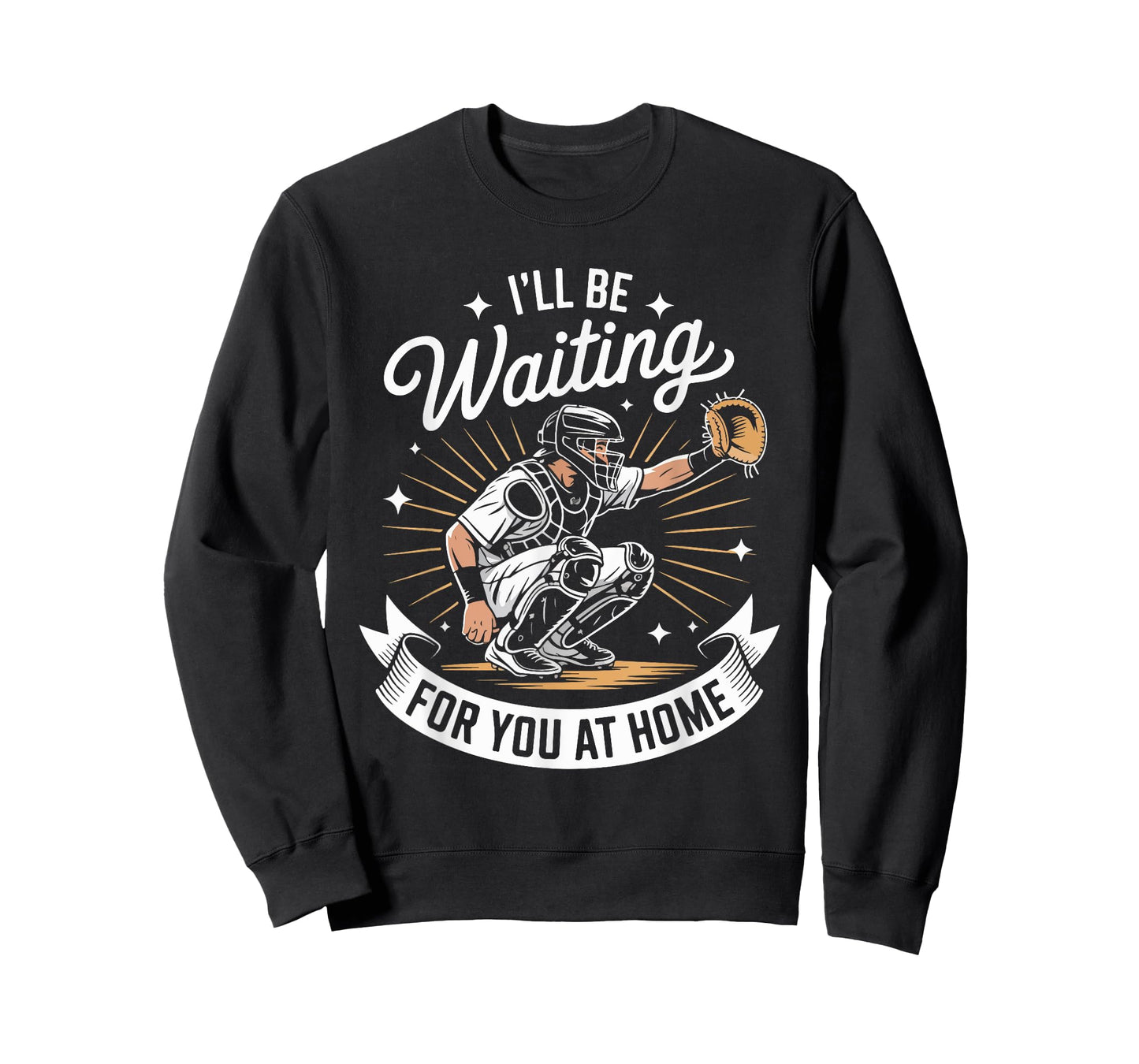 I'll Be Waiting for You at Home Baseball T-Shirt