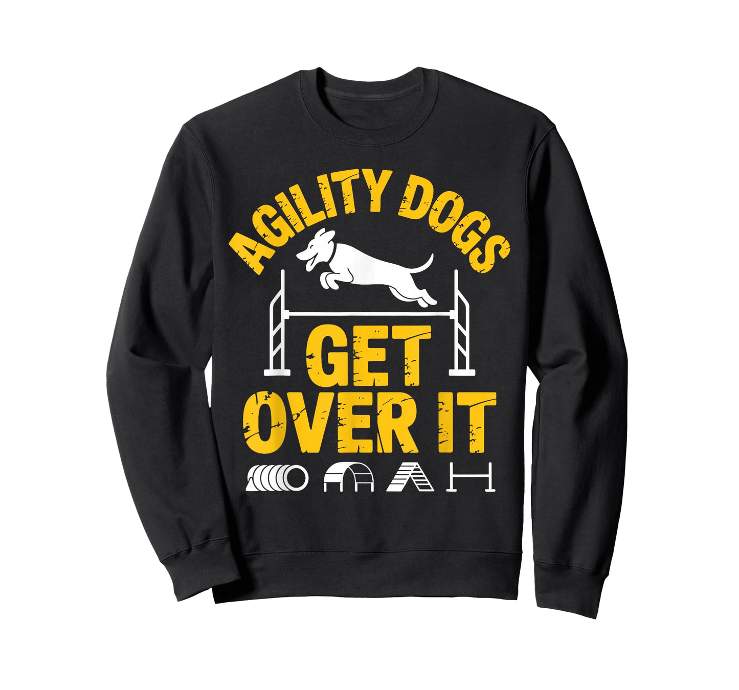Dog Agility Art for Men Women Agility Training Dog Handler T-Shirt