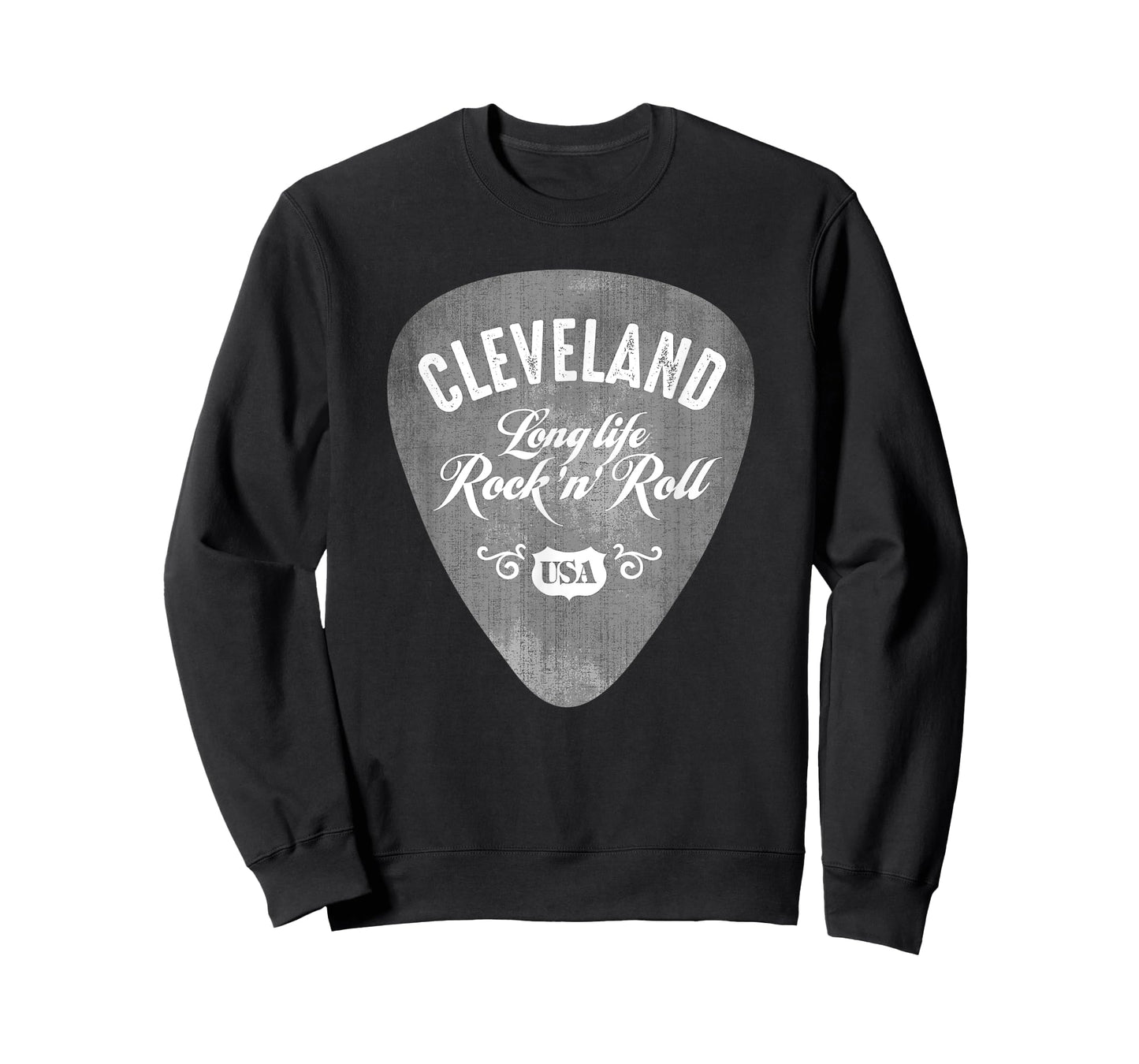 Cleveland Rock And Roll USA Guitar Pick Vintage T-Shirt