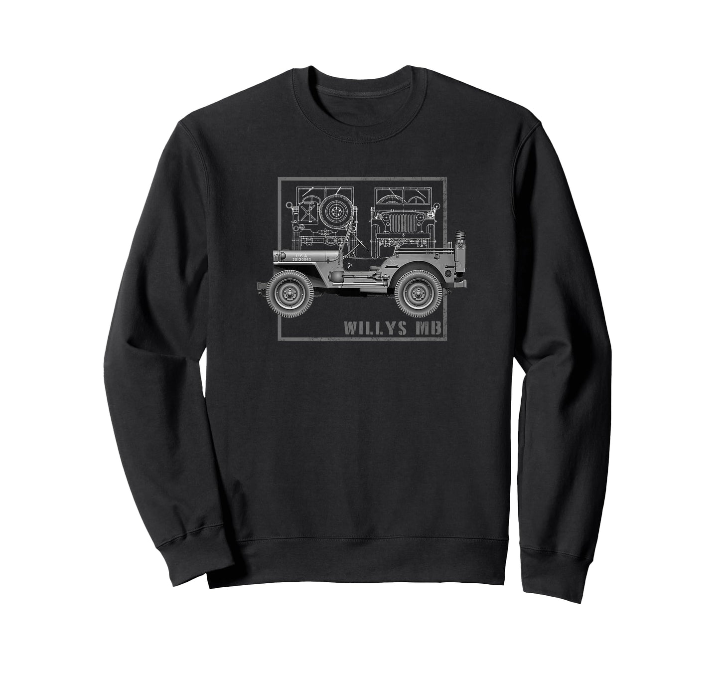 Willys MB Vintage Offroad Classic WW2 T-Shirt