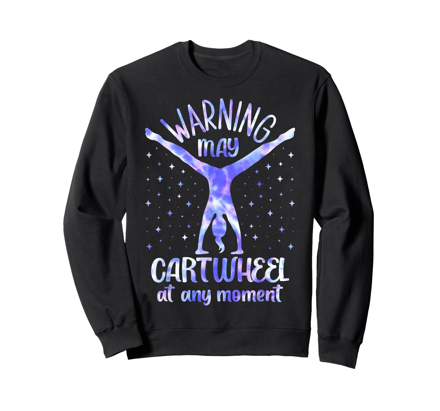 Cartwheel Gymnast Girl Tie Dye Gymnastic Girl Tumbling T-Shirt