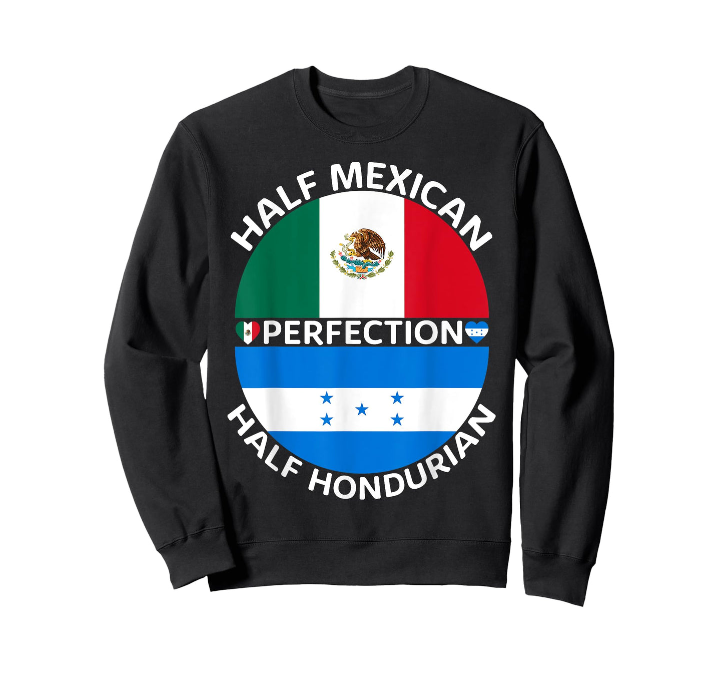 Half Mexican Half Honduran Mexico Honduras Flag Roots Men T-Shirt