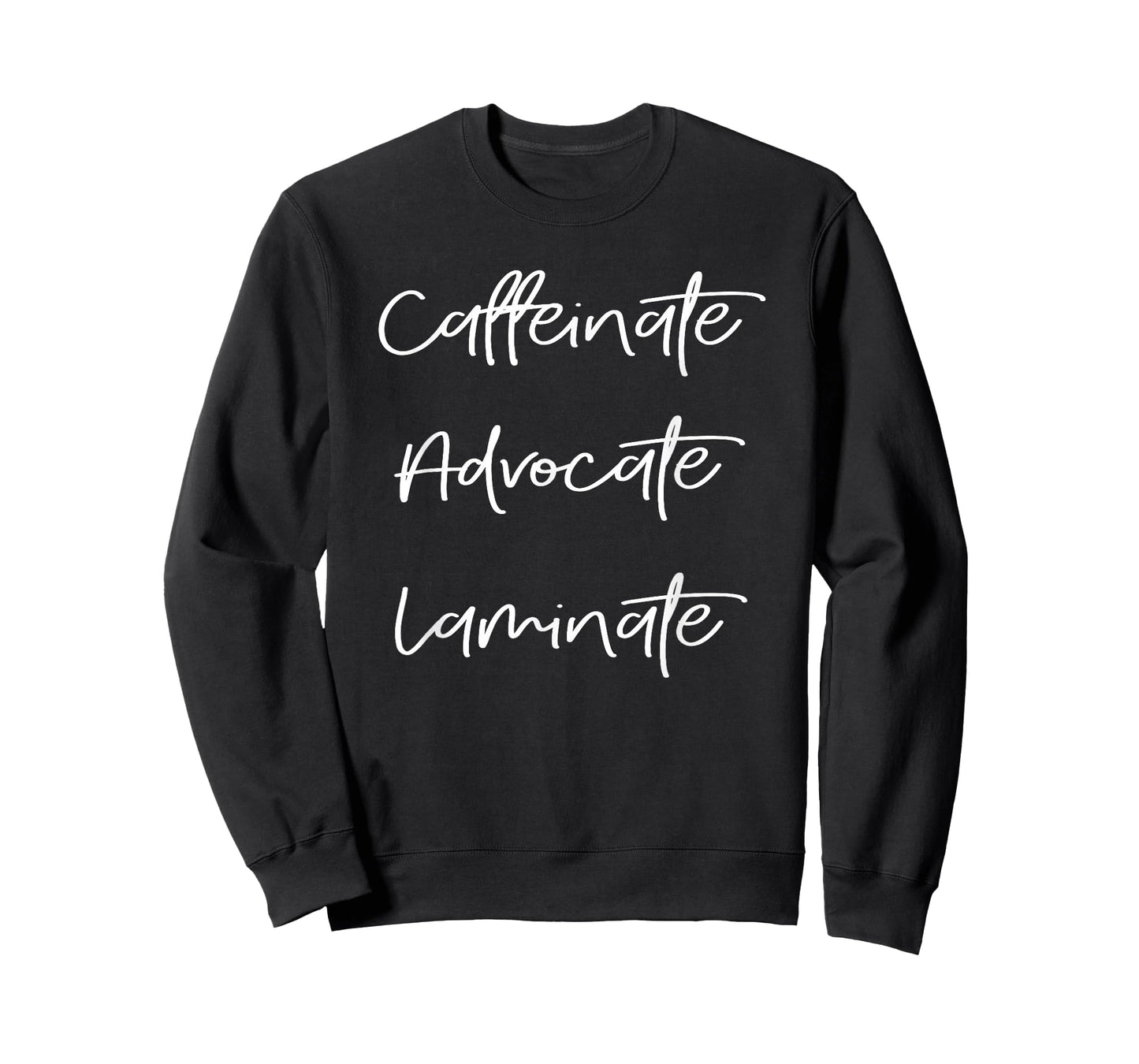 Caffeinate Advocate Laminate Funny SPED Teacher Design T-Shirt