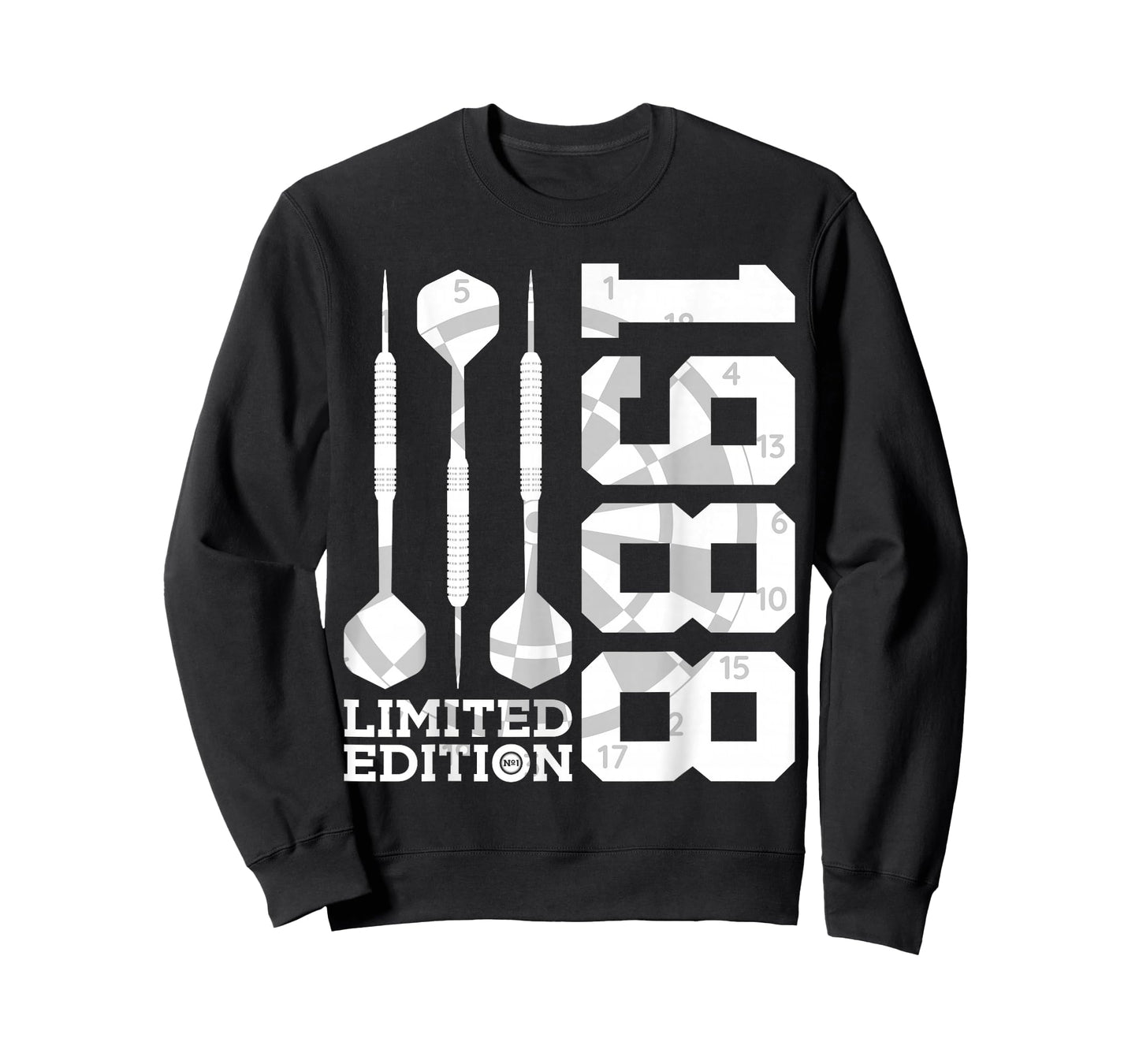 Limited Edition 1988 Darts 37TH Birthday T-Shirt