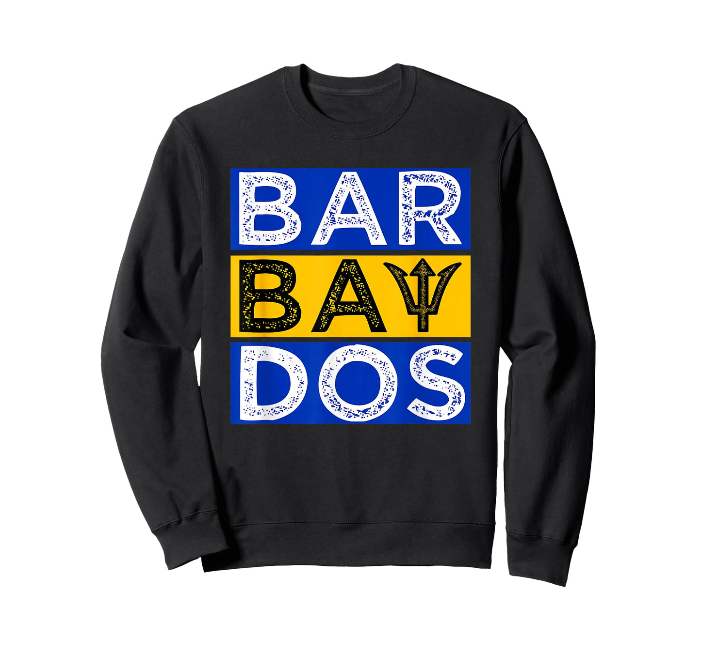 Barbados Flag With Barbados Trident Bajan Soca T-Shirt