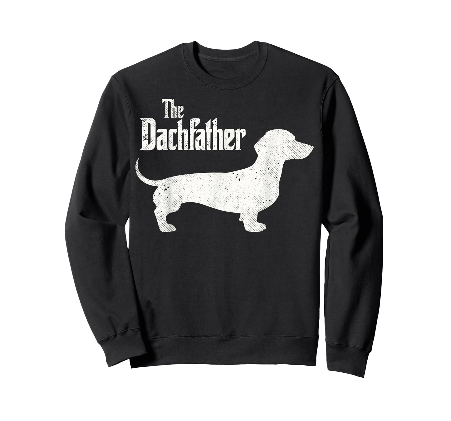 The Dachfather Dachshund Dad Tee Dogs Parents Funny Dog Joke T-Shirt